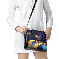 Barbados Gold Trident Shoulder Handbag Luxury Style