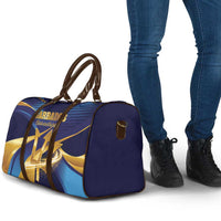 Barbados Gold Trident Travel Bag Luxury Style