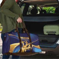 Barbados Gold Trident Travel Bag Luxury Style