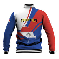 Personalized Paraguay Independence Day 2025 Baseball Jacket Passiflora Paz y justicia