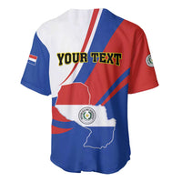 Personalized Paraguay Independence Day 2025 Baseball Jersey Passiflora Paz y justicia