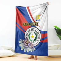 Paraguay Independence Day 2025 Blanket Passiflora Paz y justicia