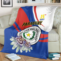 Paraguay Independence Day 2025 Blanket Passiflora Paz y justicia