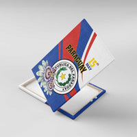 Paraguay Independence Day 2025 Canvas Wall Art Passiflora Paz y justicia