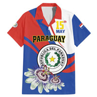 Personalized Paraguay Independence Day 2025 Family Matching Mermaid Dress and Hawaiian Shirt Passiflora Paz y justicia