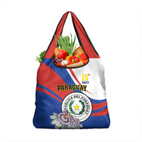 Paraguay Independence Day 2025 Grocery Bag Passiflora Paz y justicia