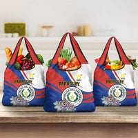 Paraguay Independence Day 2025 Grocery Bag Passiflora Paz y justicia