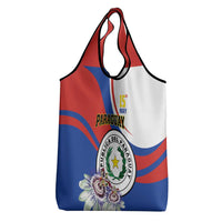 Paraguay Independence Day 2025 Grocery Bag Passiflora Paz y justicia