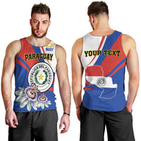 Personalized Paraguay Independence Day 2025 Men Tank Top Passiflora Paz y justicia