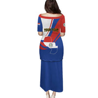 Personalized Paraguay Independence Day 2025 Puletasi Passiflora Paz y justicia