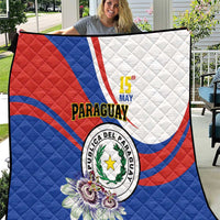 Paraguay Independence Day 2025 Quilt Passiflora Paz y justicia