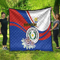 Paraguay Independence Day 2025 Quilt Passiflora Paz y justicia