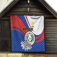 Paraguay Independence Day 2025 Quilt Passiflora Paz y justicia
