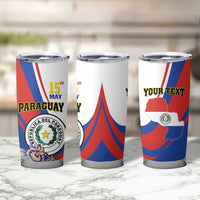 Personalized Paraguay Independence Day 2025 Tumbler Cup Passiflora Paz y justicia