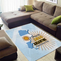 Argentine Revolution Day 1810 Area Rug Sol de Mayo