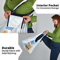 Argentine Revolution Day 1810 Grocery Bag Sol de Mayo