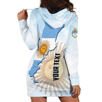 Personalized Argentine Revolution Day 1810 Hoodie Dress Sol de Mayo