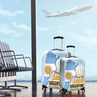 Argentine Revolution Day 1810 Luggage Cover Sol de Mayo