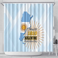 Argentine Revolution Day 1810 Shower Curtain Sol de Mayo