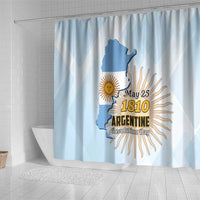 Argentine Revolution Day 1810 Shower Curtain Sol de Mayo