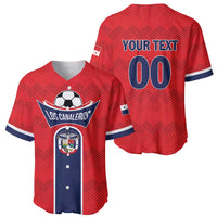 Custom Panama Football Baseball Jersey Vamos Los Canaleros