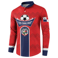 Custom Panama Football Button Sweatshirt Vamos Los Canaleros