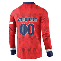 Custom Panama Football Button Sweatshirt Vamos Los Canaleros