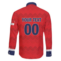 Custom Panama Football Family Matching Short Sleeve Bodycon Dress and Hawaiian Shirt Vamos Los Canaleros