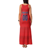 Custom Panama Football Family Matching Tank Maxi Dress and Hawaiian Shirt Vamos Los Canaleros