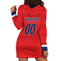 Custom Panama Football Hoodie Dress Vamos Los Canaleros