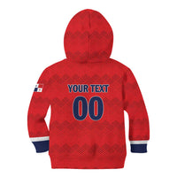 Custom Panama Football Kid Hoodie Vamos Los Canaleros