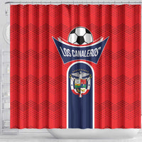 Panama Football Shower Curtain Vamos Los Canaleros