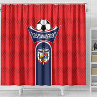 Panama Football Shower Curtain Vamos Los Canaleros