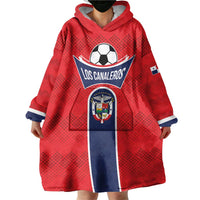 Custom Panama Football Wearable Blanket Hoodie Vamos Los Canaleros
