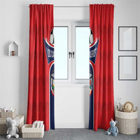 Panama Football Window Curtain Vamos Los Canaleros