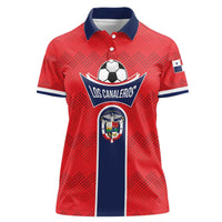 Custom Panama Football Women Polo Shirt Vamos Los Canaleros