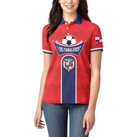 Custom Panama Football Women Polo Shirt Vamos Los Canaleros