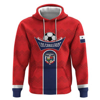 Custom Panama Football Zip Hoodie Vamos Los Canaleros
