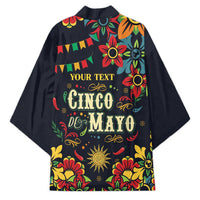 Personalized Cinco de Mayo Kimono Vibrant Flowers