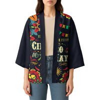 Personalized Cinco de Mayo Kimono Vibrant Flowers