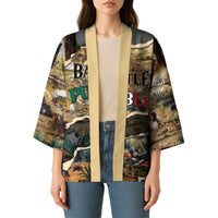 Mexican Battle of Puebla Kimono Vintage Art Style
