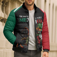 Mexico Battle of Puebla Bomber Puffer Jacket Mexican Warrior