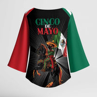 Mexico Battle of Puebla Kimono Sleeve Blouse Mexican Warrior