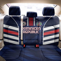 Football Dominican Republic Back Car Seat Cover Go Los Quisqueyanos - Wonder Print Shop