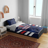 Football Dominican Republic Bedding Set Go Los Quisqueyanos - Wonder Print Shop