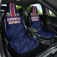 Football Dominican Republic Car Seat Cover Go Los Quisqueyanos - Wonder Print Shop