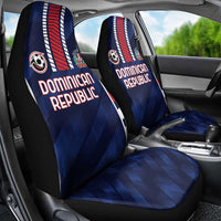 Football Dominican Republic Car Seat Cover Go Los Quisqueyanos - Wonder Print Shop