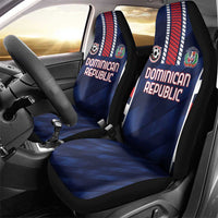 Football Dominican Republic Car Seat Cover Go Los Quisqueyanos - Wonder Print Shop
