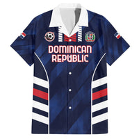 Custom Football Dominican Republic Family Matching Off The Shoulder Long Sleeve Dress and Hawaiian Shirt Go Los Quisqueyanos - Wonder Print Shop