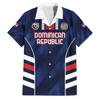 Custom Football Dominican Republic Family Matching Off Shoulder Short Dress and Hawaiian Shirt Go Los Quisqueyanos - Wonder Print Shop